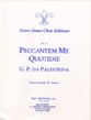 Peccantem Me Quotidie SATTB choral sheet music cover